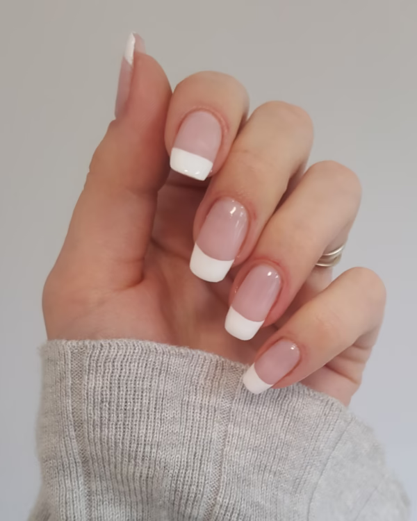 French Tip Manicure